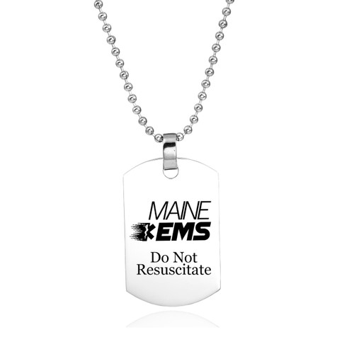 Maine Do Not Resuscitate Necklace