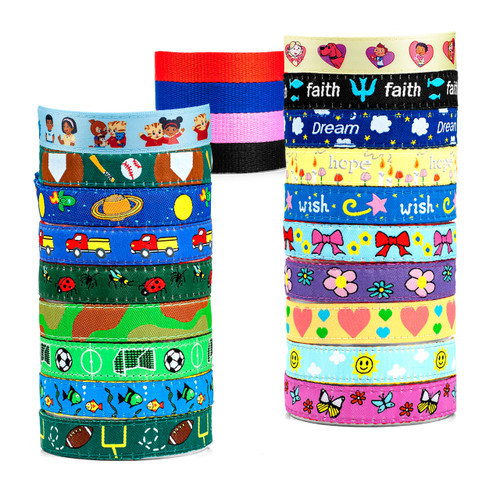 Snap Lock Bracelet Straps for Slide On Tags