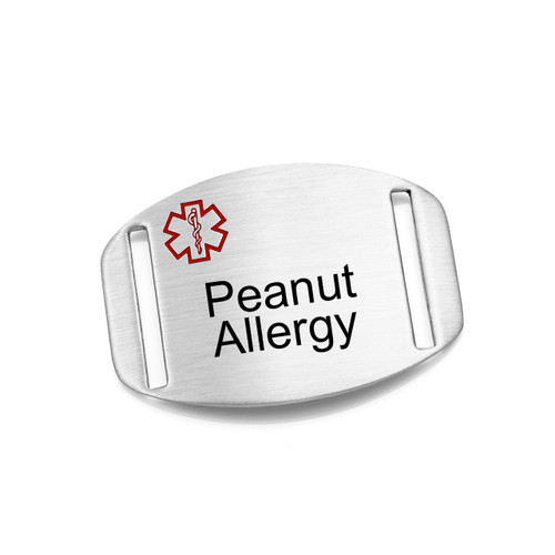 Peanut Allergy Tag for Bracelet Straps