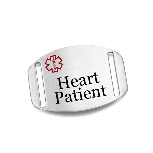 Heart Patient Medical Tag for Bracelets
