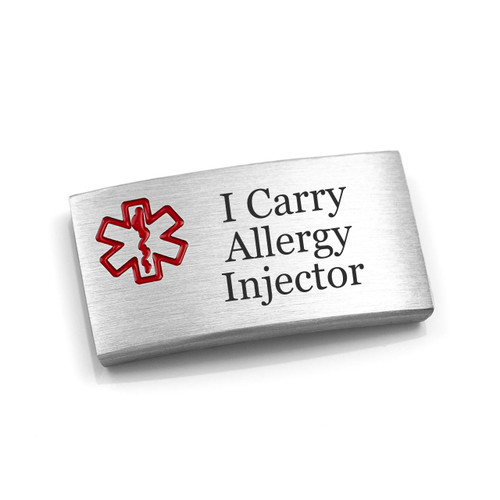 I Carry Allergy Injector - Tag for Minecraft Medical Bracelets