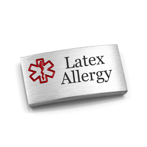 Latex Allergy Tag for Minecraft Medical Bracelets