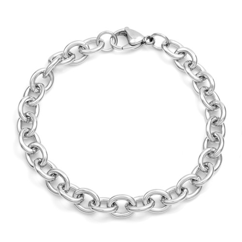 7.5 Inch Stainless Steel Bracelet for Charms