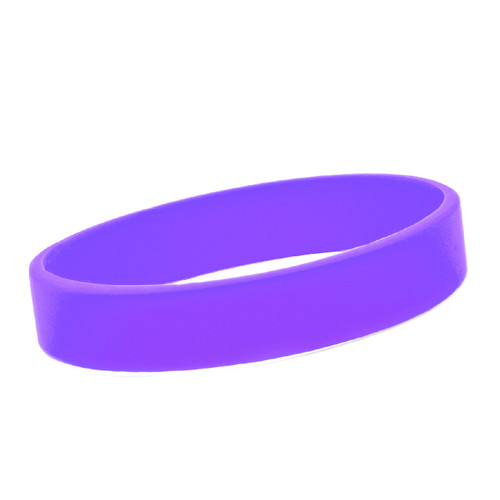 Large Purple Silicone Bracelet