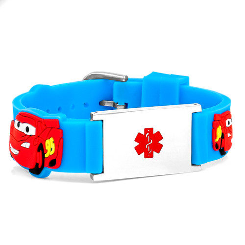 Blue Car Childrens Bracelet