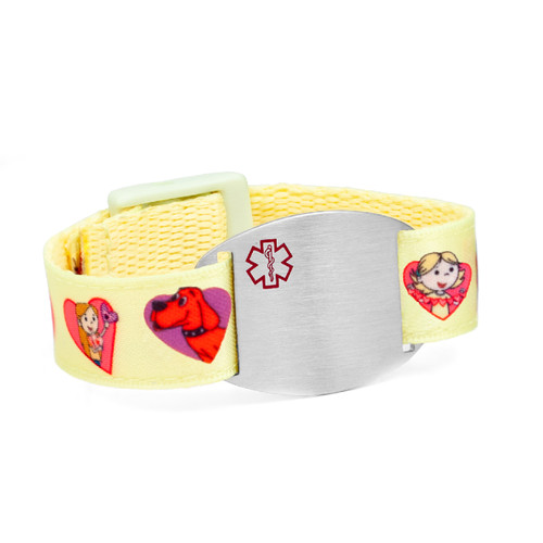 Clifford Medical ID Bracelet for Kids FREE ENGRAVING
