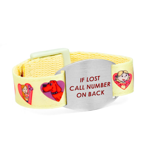 Clifford Safety ID Bracelet for Kids
