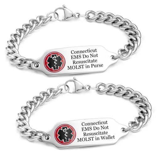 Connecticut DNR MOLST EMS Bracelet