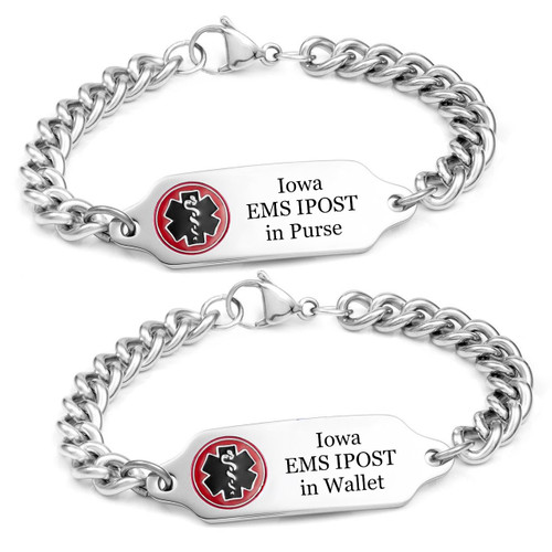 Iowa IPOST EMS Bracelet Order in Purse or Wallet