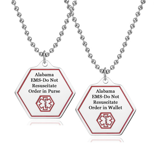 Alabama DNR in Purse or Wallet Pendant Necklace