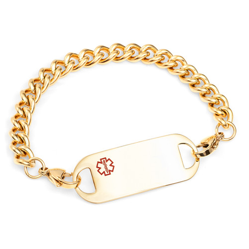 Bryden Curb Link Medical ID Bracelet 7.5 In