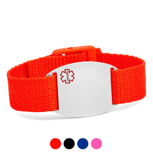 Colorful Sport Band Medical ID Bracelets