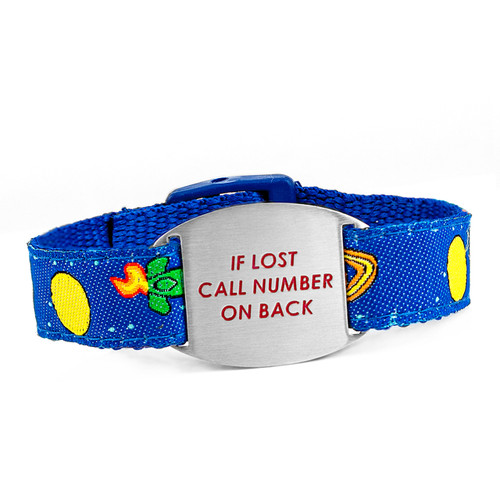 Solar System Safety Bracelet for Kids Fits 4 - 8 In Wrists
