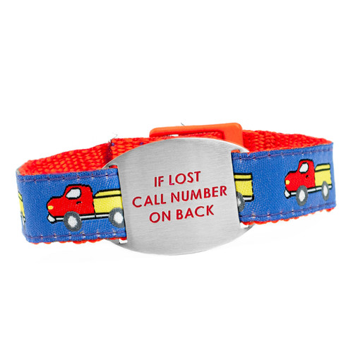 Child Truck Stop Safety ID Bracelet