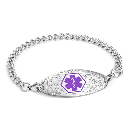 Lavender Floral Bracelet