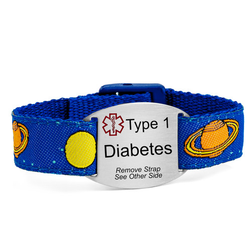 Space Mission Type 1 Diabetes Bracelet
