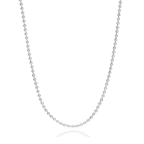 2mm Polished Stainless Bead Chain Necklaces