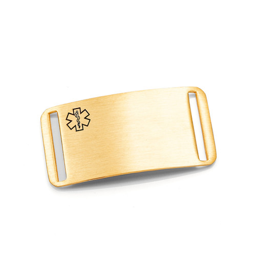 Gold Plated Tag for Strap Bracelets