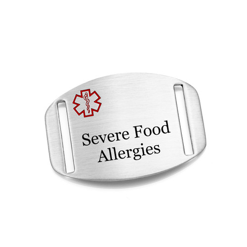 Severe Food Allergies Tag for Straps
