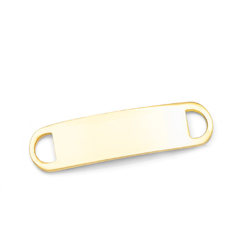 Tag for Custom Bracelets - Gold Plated