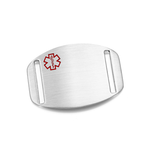 Stainless Medical Tag for Strap Bracelets