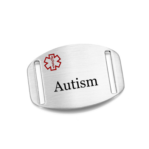 Autism Alert Medical ID Stainless Tag