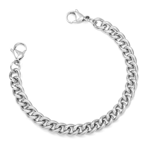 Large Link Stainless Medical Alert Bracelets for ID Tags