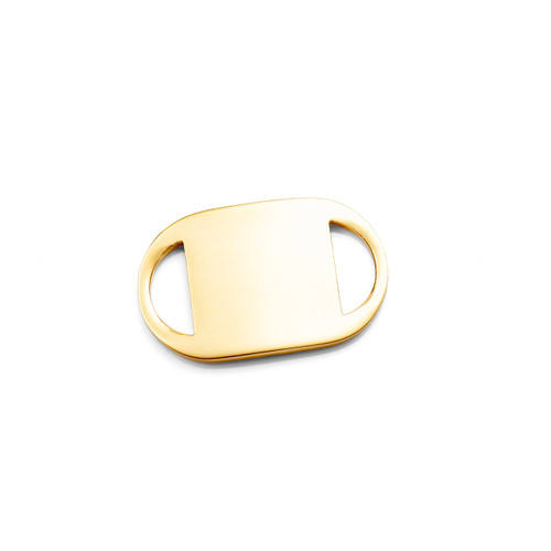 Gold Medical Tag for ID Bracelets