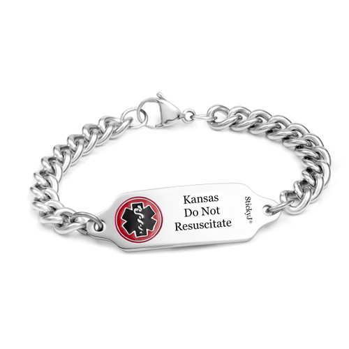 Kansas Do Not Resuscitate Bracelet
