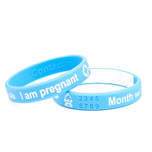 Mediband - Light Blue Pregnancy Write on - Large