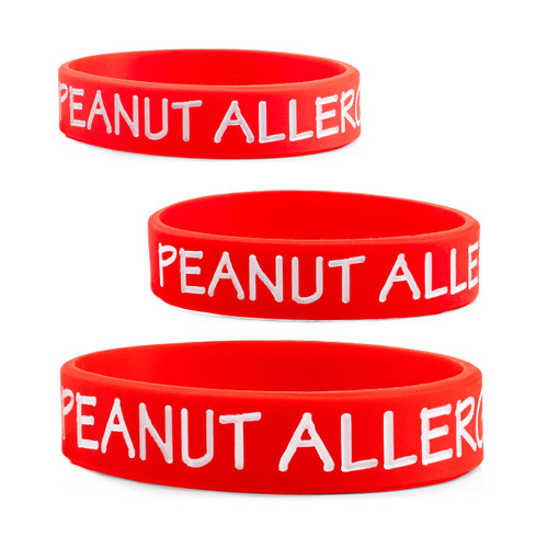 Peanut Allergy Bracelet - 3 Pack - (Medium)