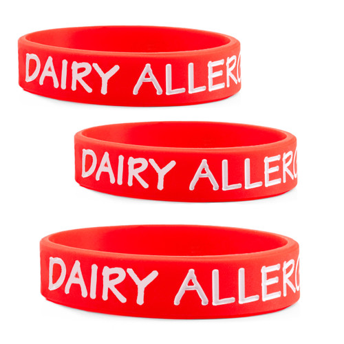 Stat Kids Dairy Allergy Bracelet  3 Pack (X-Small)