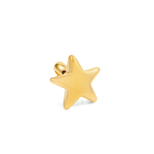 Gold Plated Stainless Star Crest for Echo Wrap Bracelets