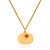 Gold Plated Medical Necklace with 2 Pendants