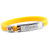 Rubber Bracelet Thin - Yellow - Medical ID - HSKU:6056