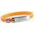 Rubber Bracelet Thin - Orange - Medical ID