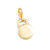 Tiny Gold Personalized Half Inch Charm