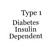 Laser Type 1 Diabetes Front Engraving-ENGR949, close-up of engraved text on medical device or product for insulin-dependent diabetes