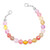 Shades of Pastel Crystal Beaded Medical Bracelet for Women
