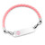 Braided Pink Leather Medical Bracelets for Women