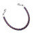 Pink or Purple Leather Medical Bracelet for Kids