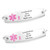 Pink Ribbon Lymphedema Medical Alert ID for Bracelets