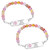 Pretty Pink Crystal Beaded Lymphedema Bracelets