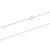 Sterling Silver Necklace 15 inch with 2 inch ext