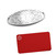 Lilly White Medical ID Tag plus Engraved Wallet Card