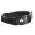 Black Fabric Adjustable Medical Bracelet plus Engraved Wallet Card