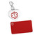 Silver Heart Medical Charm with Wallet Card