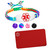 Macrame Medical Bracelet plus Engraved Wallet Card