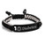Black & Grey Macrame Diabetic Bracelet