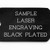Black on Black Sleek Leather Medical ID Bracelet